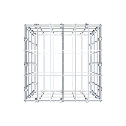 Gabion 30 cm x 30 cm x 30 cm (L x H x D), maskstorlek 5 x 10 cm, spiralring