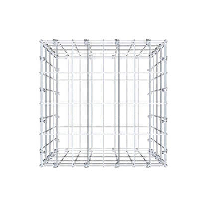 Gabion 40 cm x 40 cm x 40 cm (L x H x D), maskestørrelse 5 x 10 cm, spiralring