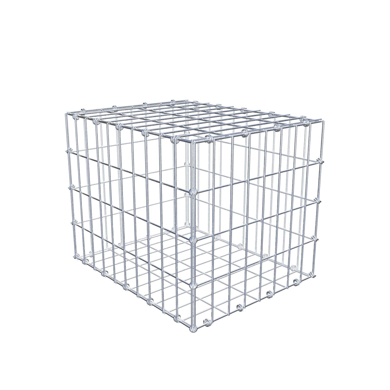 Gabbione 50 cm x 40 cm x 40 cm (L x H x P), maglia 5 x 10 cm, anello a spirale