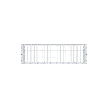 Schanskorf 100 cm x 30 cm x 30 cm (L x H x D), maaswijdte 5 x 10 cm, spiraalring