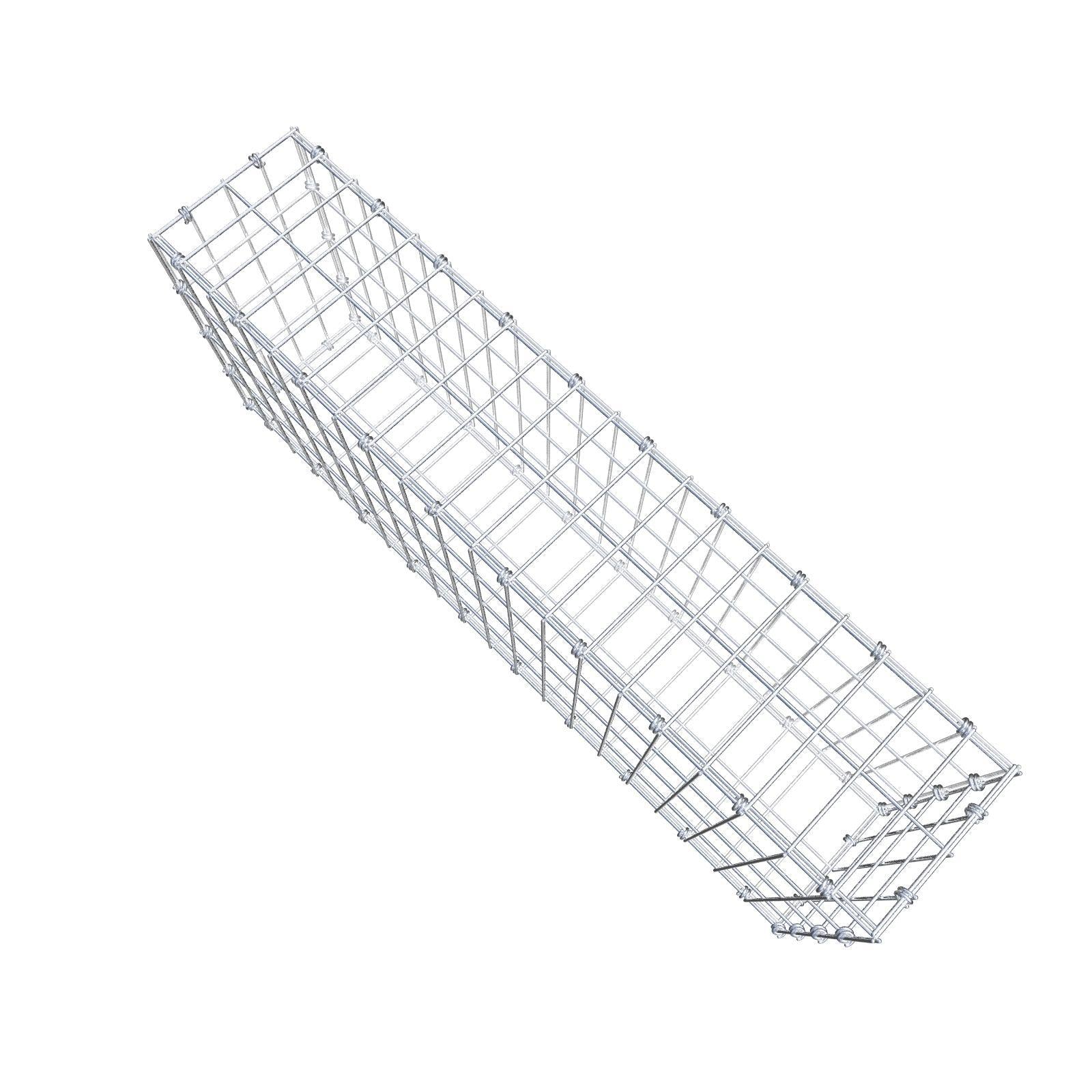 Schanskorf 100 cm x 40 cm x 20 cm (L x H x D), maaswijdte 5 x 10 cm, spiraalring