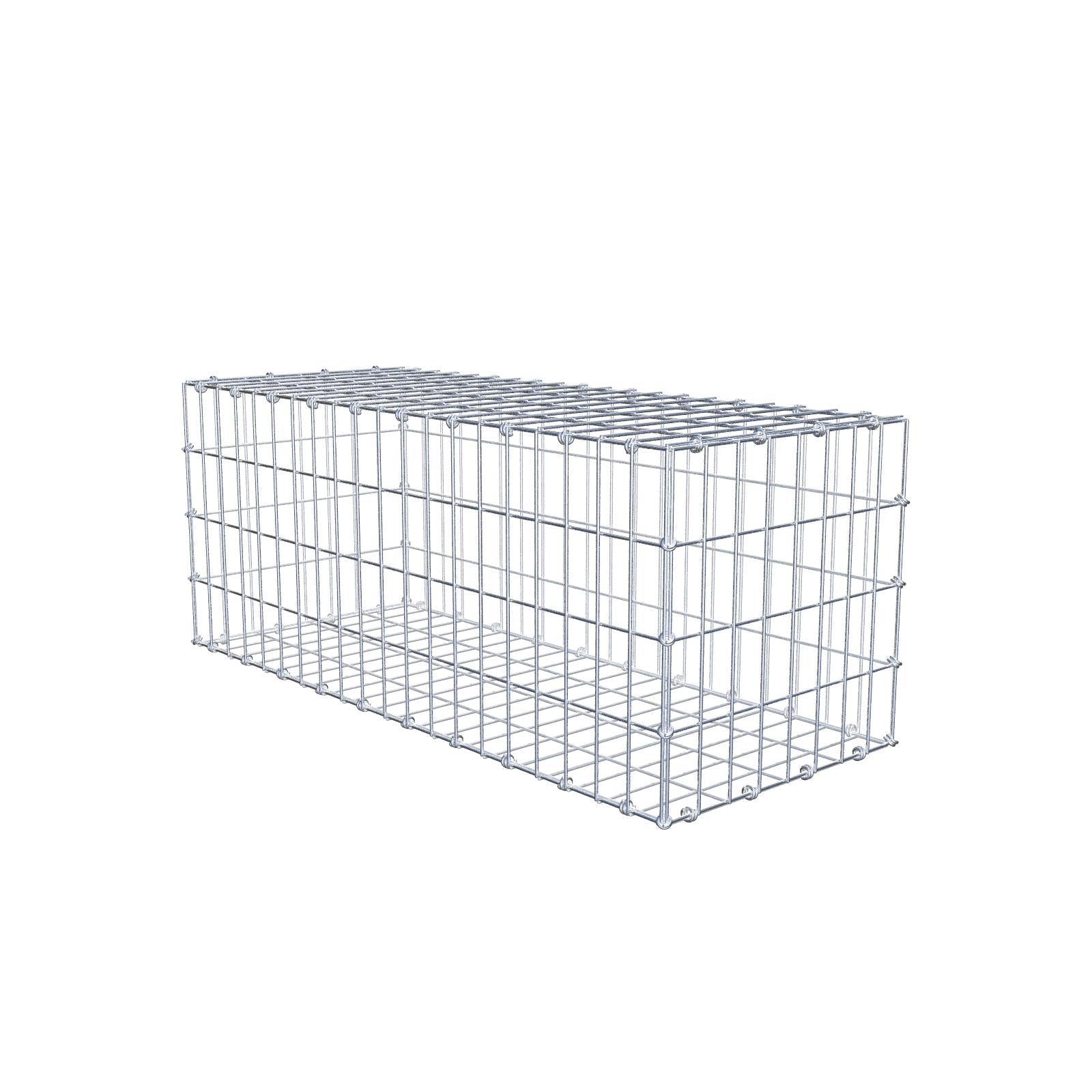 Gabbione 100 cm x 40 cm x 40 cm (L x H x P), maglia 5 x 10 cm, anello a spirale