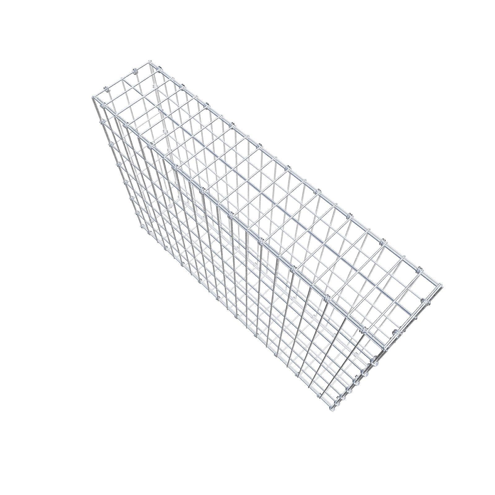 Schanskorf 100 cm x 70 cm x 20 cm (L x H x D), maaswijdte 5 x 10 cm, spiraalring