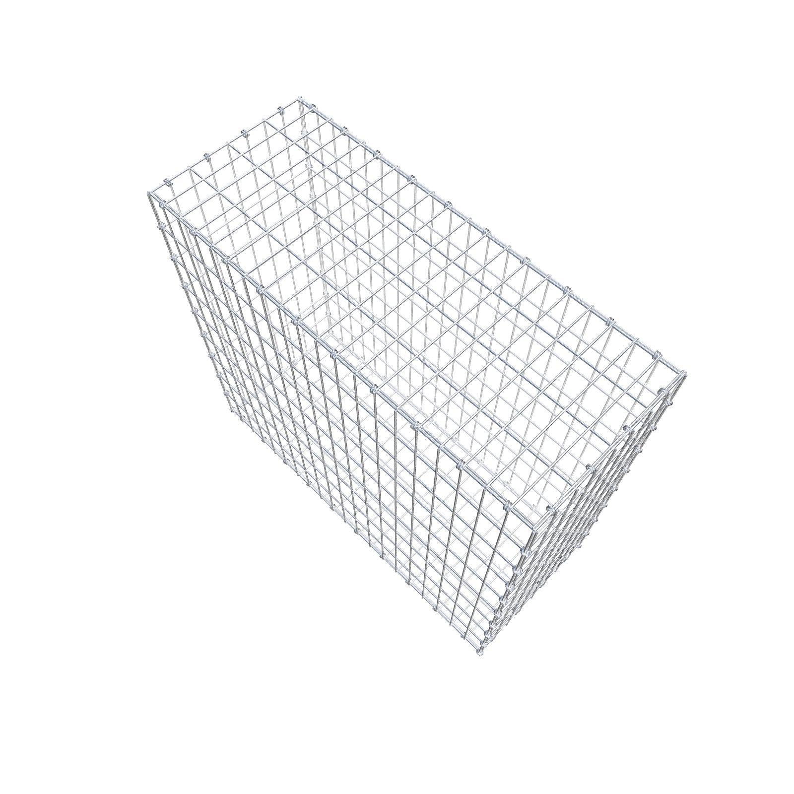 Schanskorf 100 cm x 90 cm x 40 cm (L x H x D), maaswijdte 5 x 10 cm, spiraalring