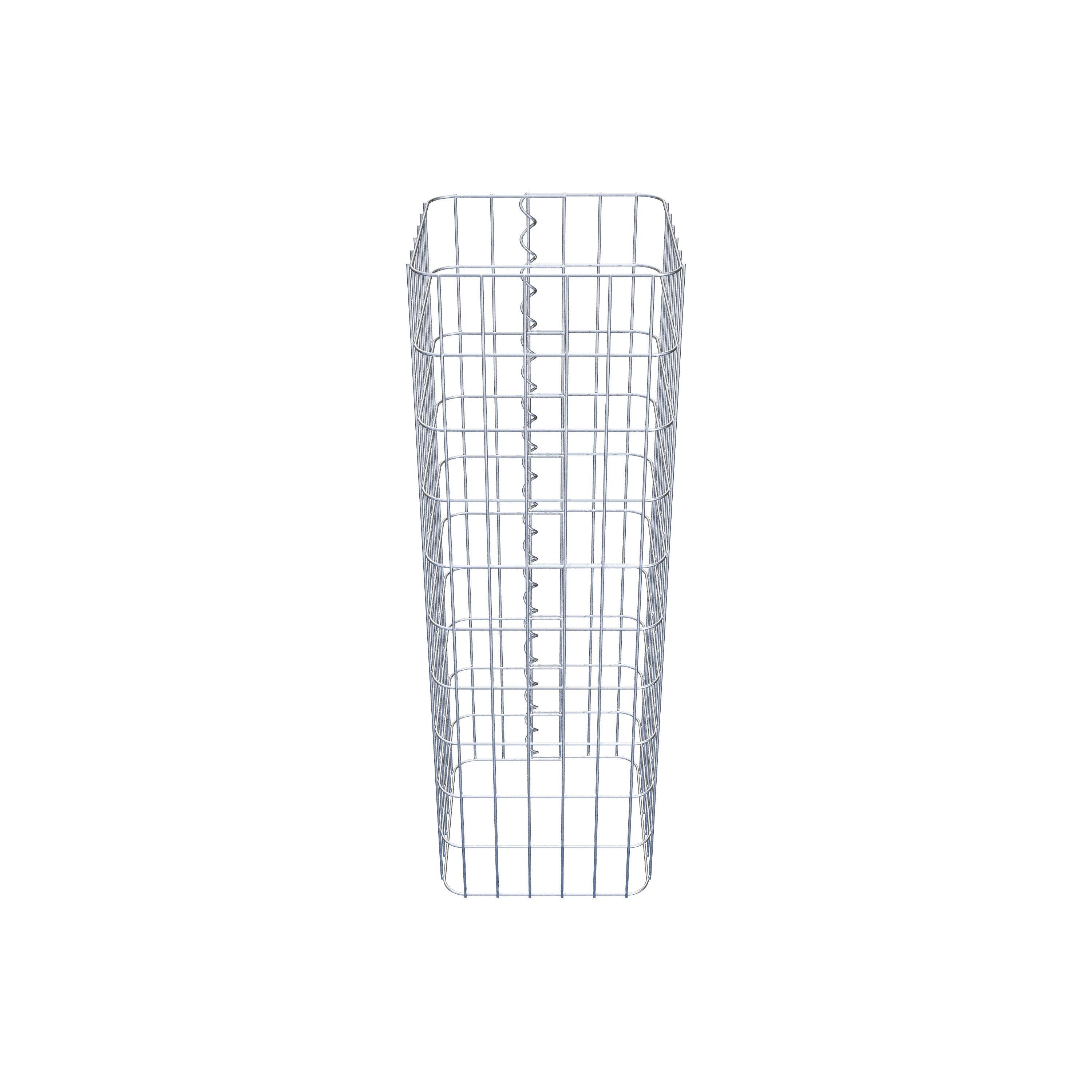 Gabion column 32 x 32 cm, MW 5 x 10 cm square