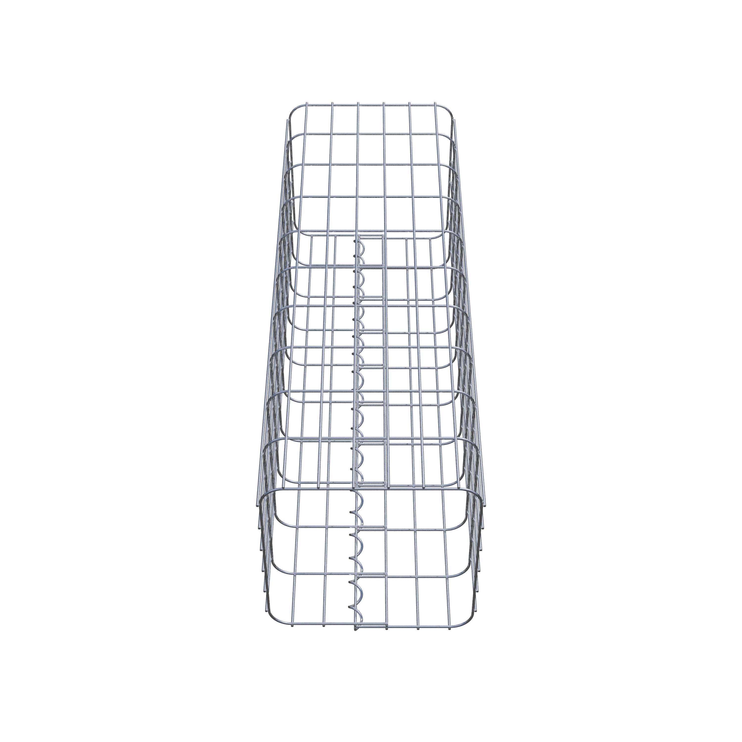 Gabion column 32 x 32 cm, MW 5 x 10 cm square