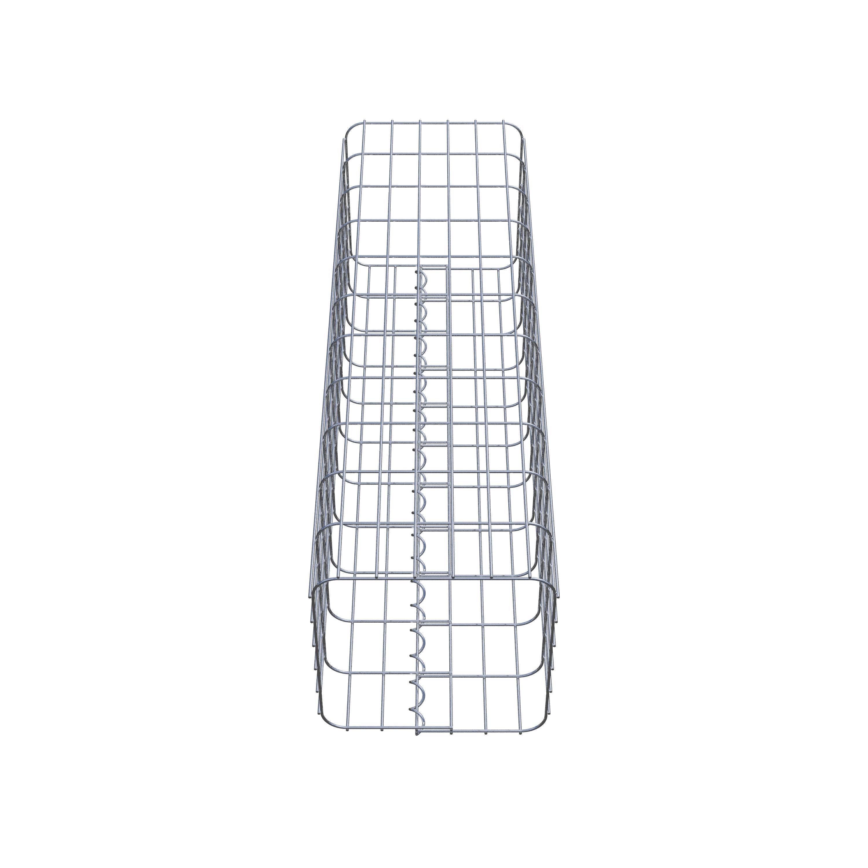 Gabion column 32 x 32 cm, MW 5 x 10 cm square