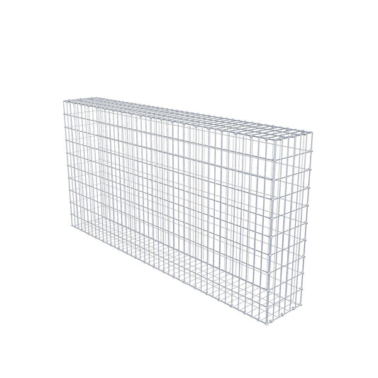 Gabion 200 cm x 100 cm x 30 cm (L x H x P), mailles 5 x 10 cm, anneau en spirale