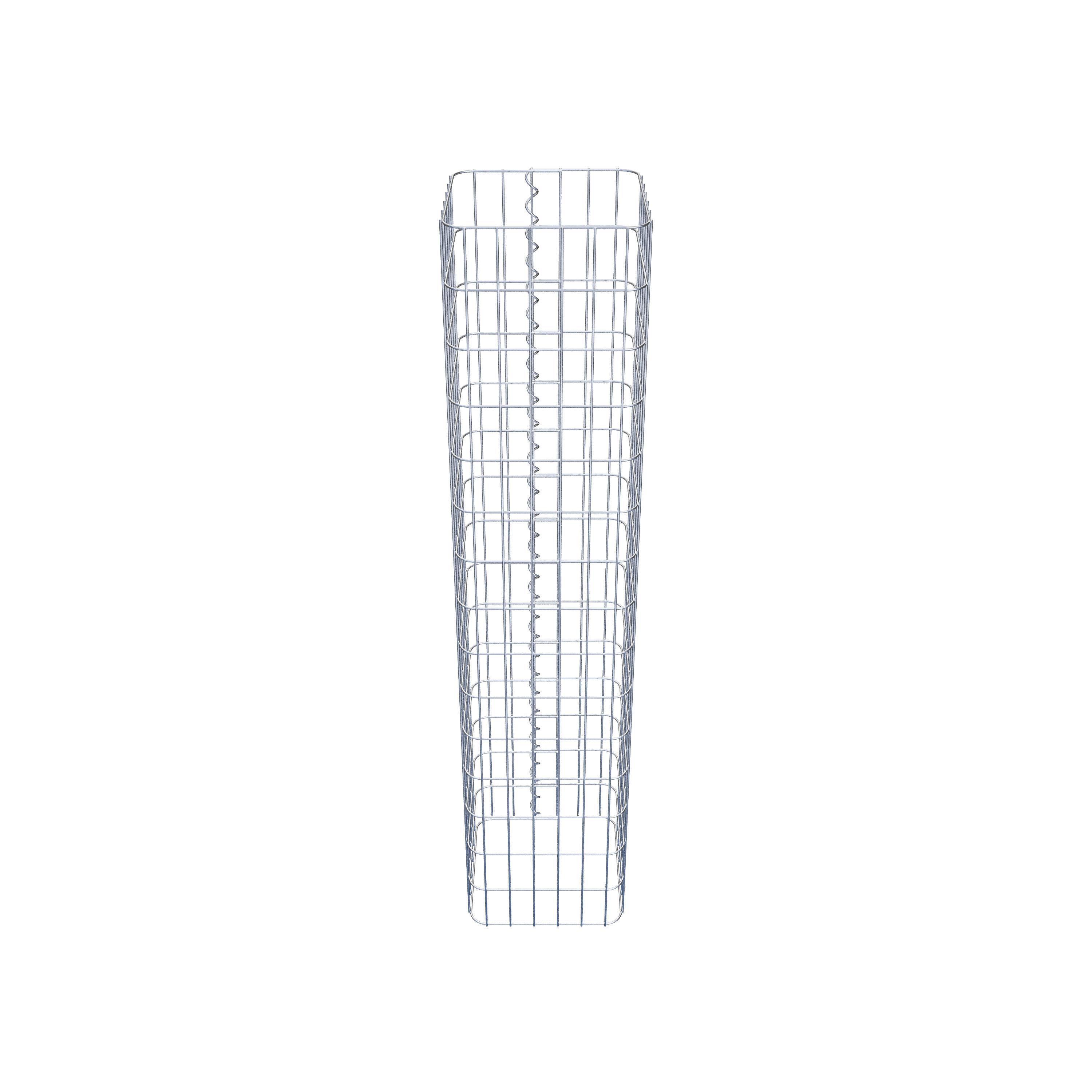 Gabion column 32 x 32 cm, MW 5 x 10 cm square