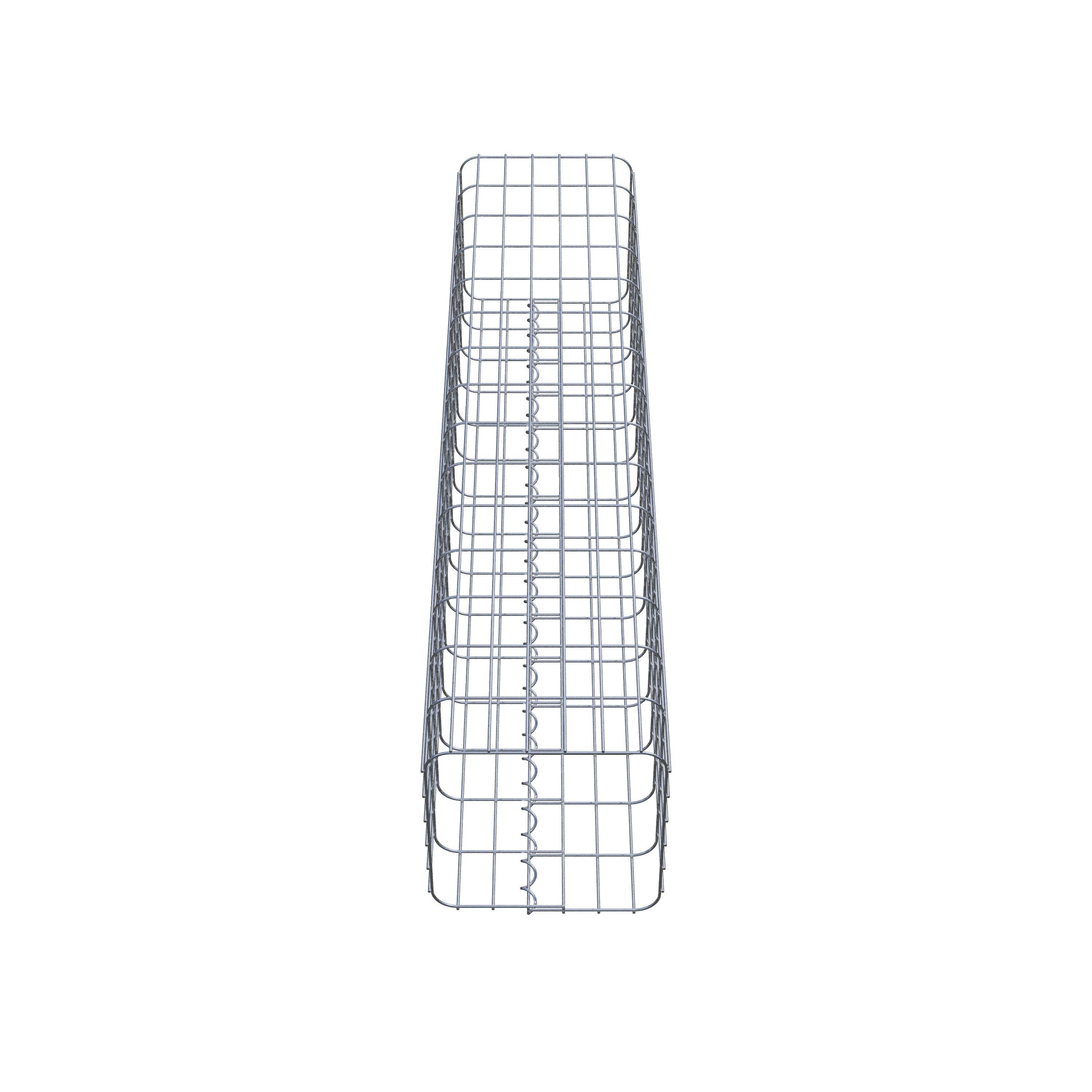 Gabion column 32 x 32 cm, MW 5 x 10 cm square