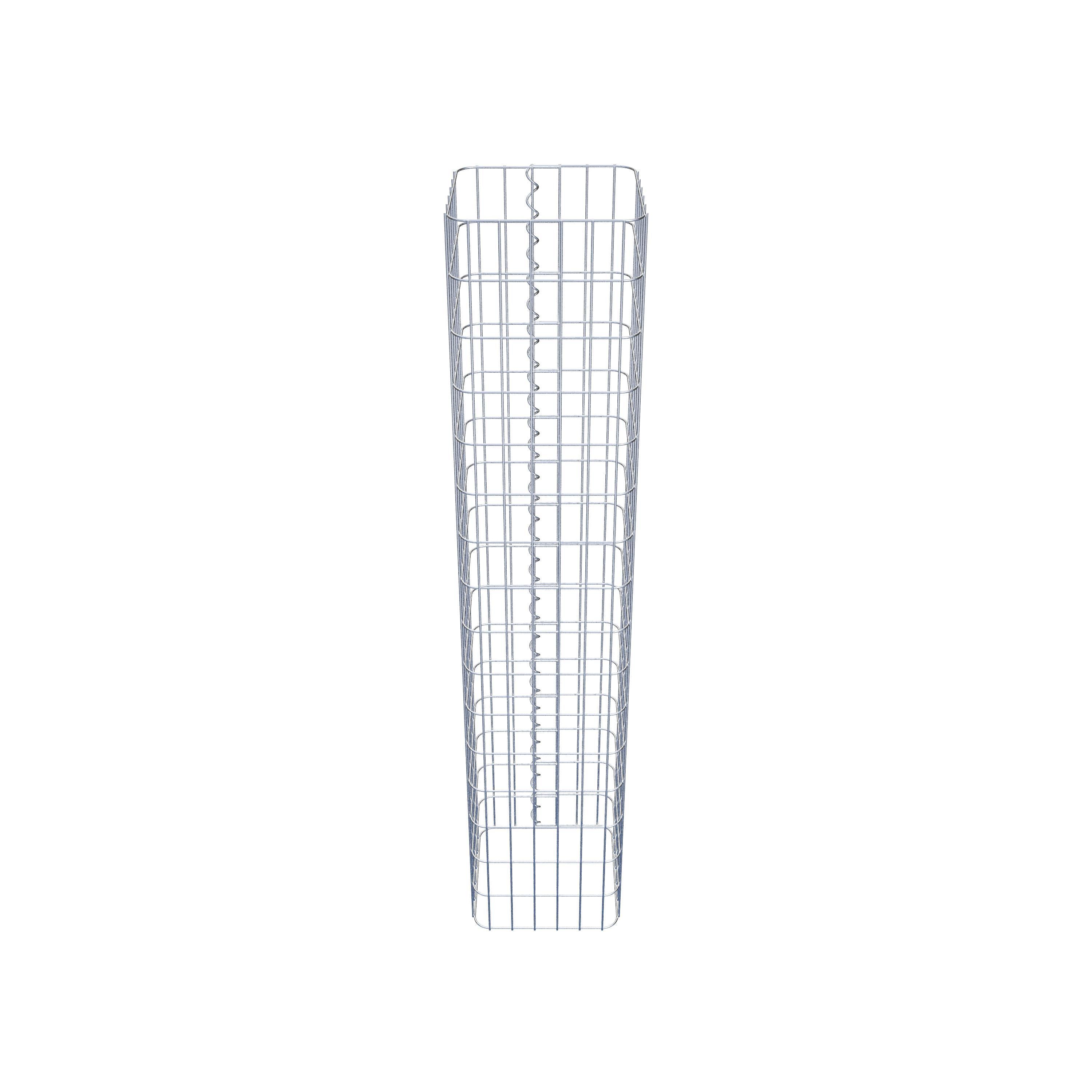 Gabion column 32 x 32 cm, MW 5 x 10 cm square