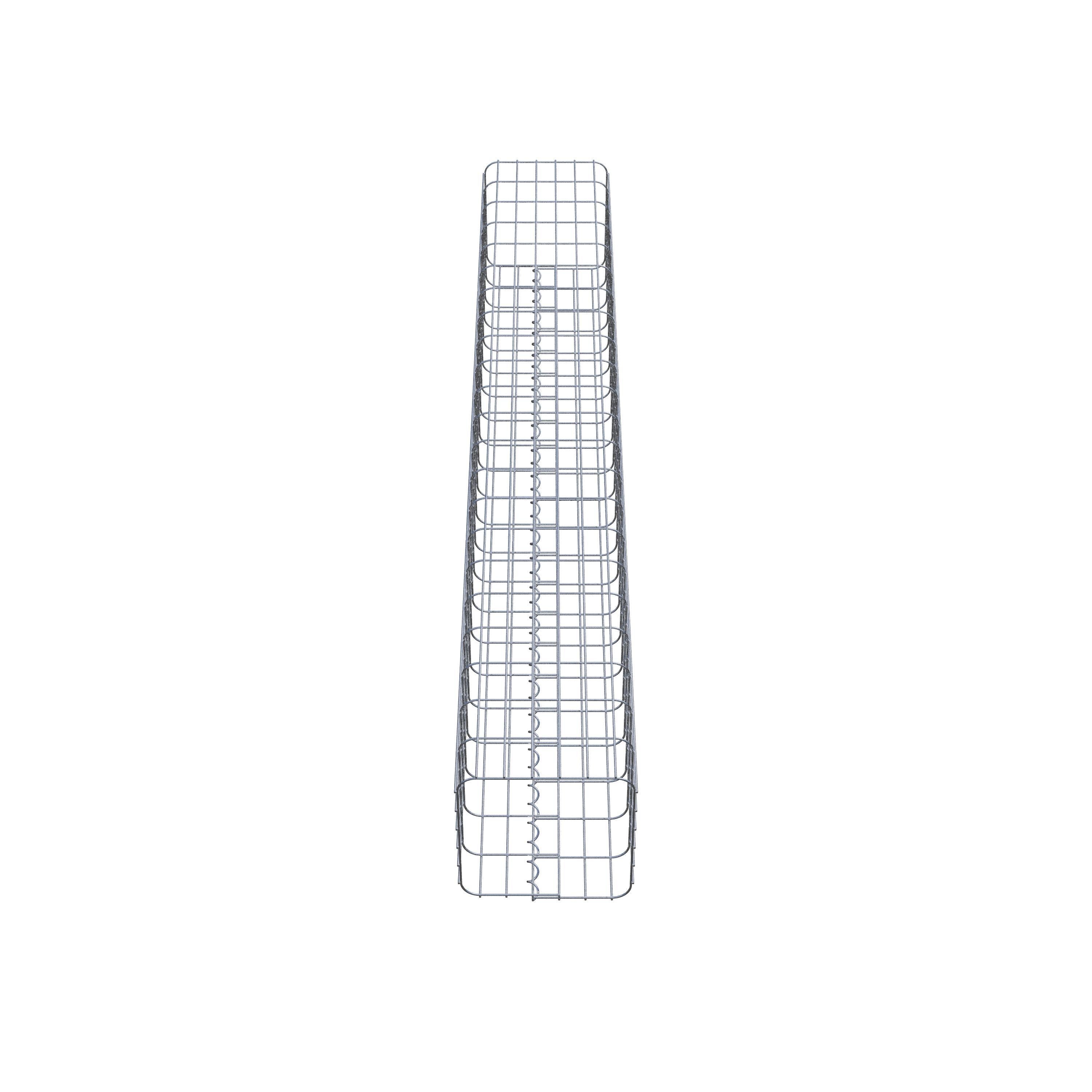 Gabion column 32 x 32 cm, MW 5 x 10 cm square