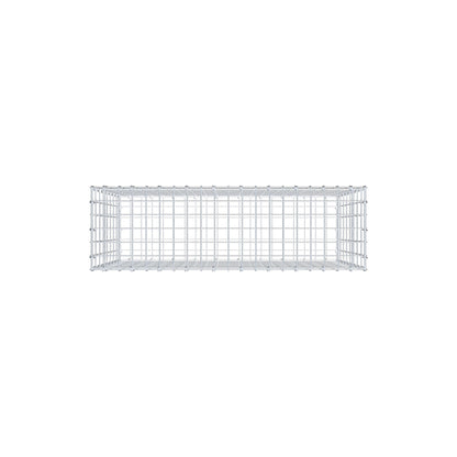 Gabione 100 cm x 80 cm x 30 cm (L x H x T), Maschenweite 5 cm x 10 cm, C-Ring