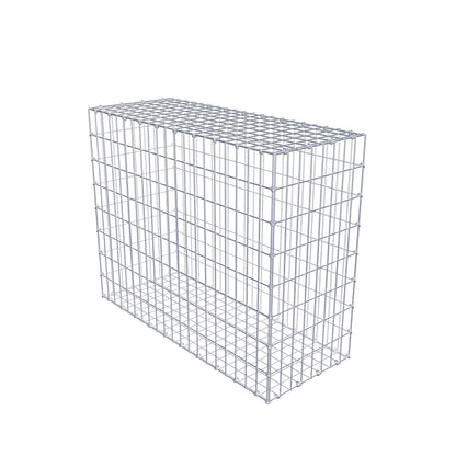 Gabion 100 cm x 80 cm x 40 cm (L x H x D), maskstorlek 5 cm x 10 cm, C-ring