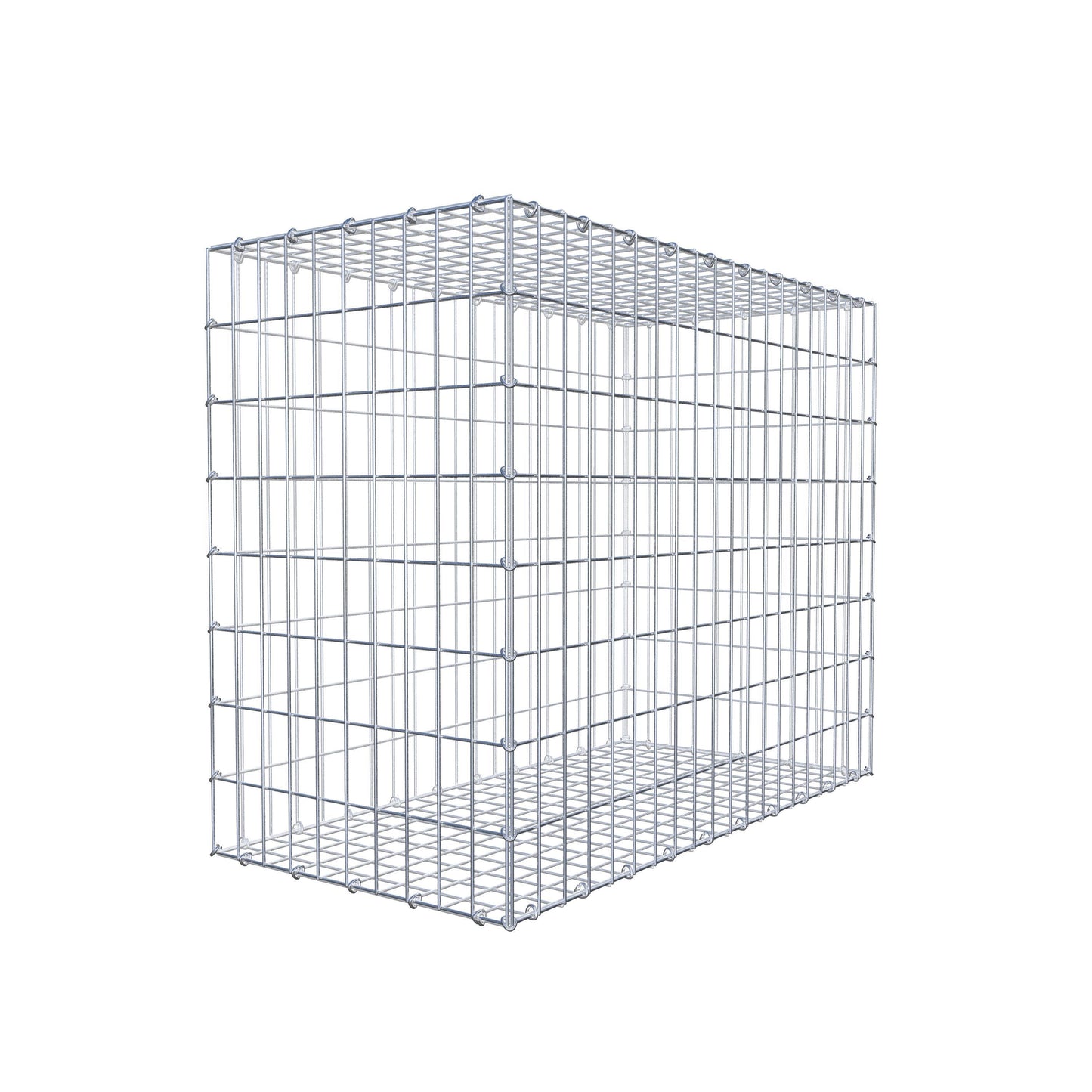 Gabion 100 cm x 80 cm x 50 cm (L x H x D), mesh size 5 cm x 10 cm, C-ring