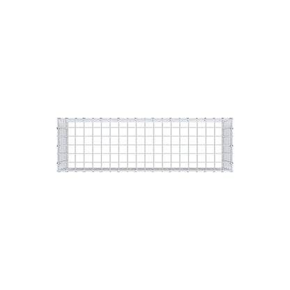 Monteret gabion type 3 100 cm x 40 cm x 30 cm (L x H x D), maskestørrelse 5 cm x 5 cm, C-ring