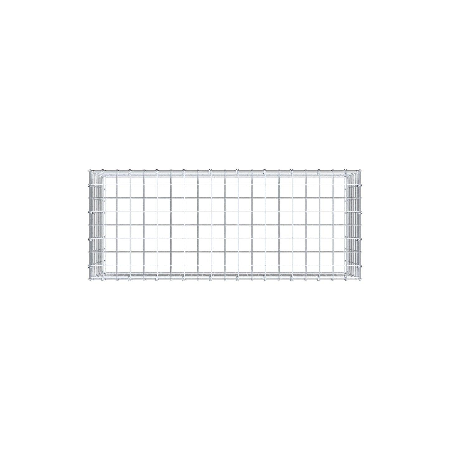 Monteret gabion type 3 100 cm x 40 cm x 40 cm (L x H x D), maskestørrelse 5 cm x 5 cm, C-ring