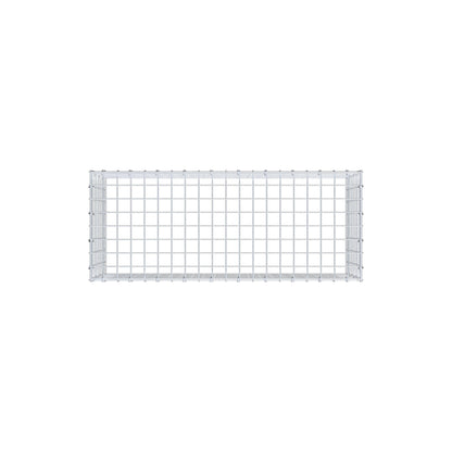 Monteret gabion type 3 100 cm x 40 cm x 40 cm (L x H x D), maskestørrelse 5 cm x 5 cm, C-ring