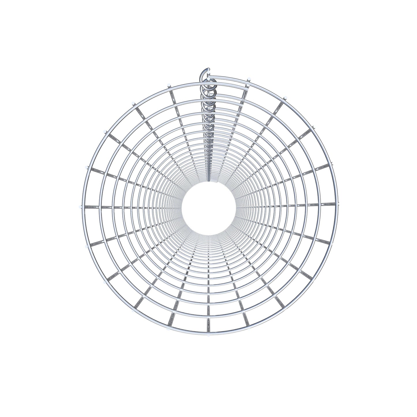 Columna de gaviones redonda 32 cm de diámetro, 230 cm de altura, malla 5 cm x 10 cm