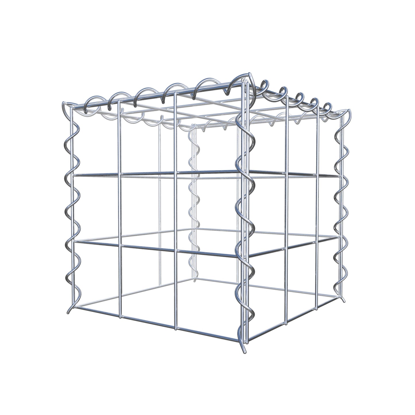 Extra gabion typ 3 30 cm x 30 cm x 30 cm (L x H x D), maskstorlek 10 cm x 10 cm, spiral