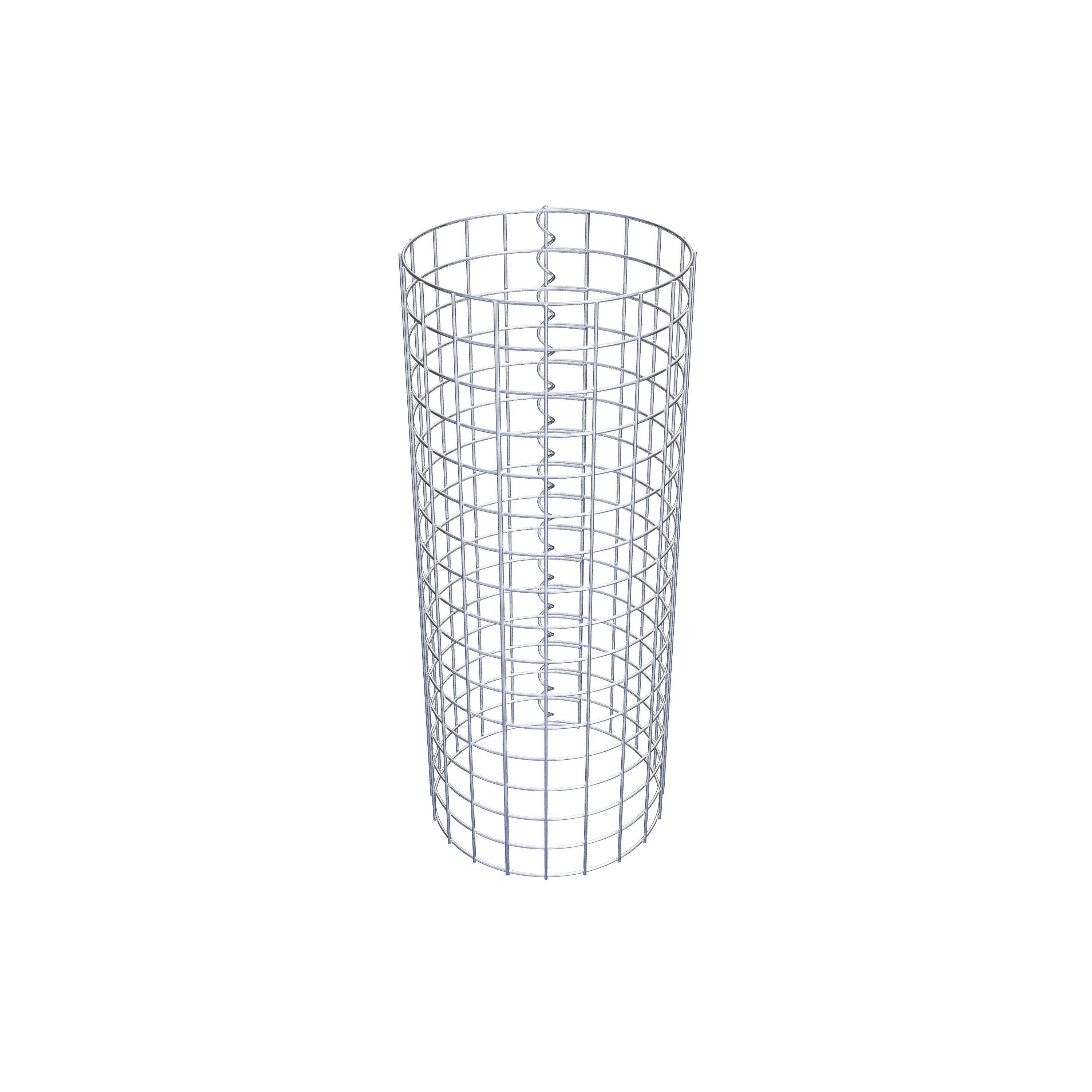 Coluna de gabião diâmetro 32 cm MW 5 x 5 cm redondo