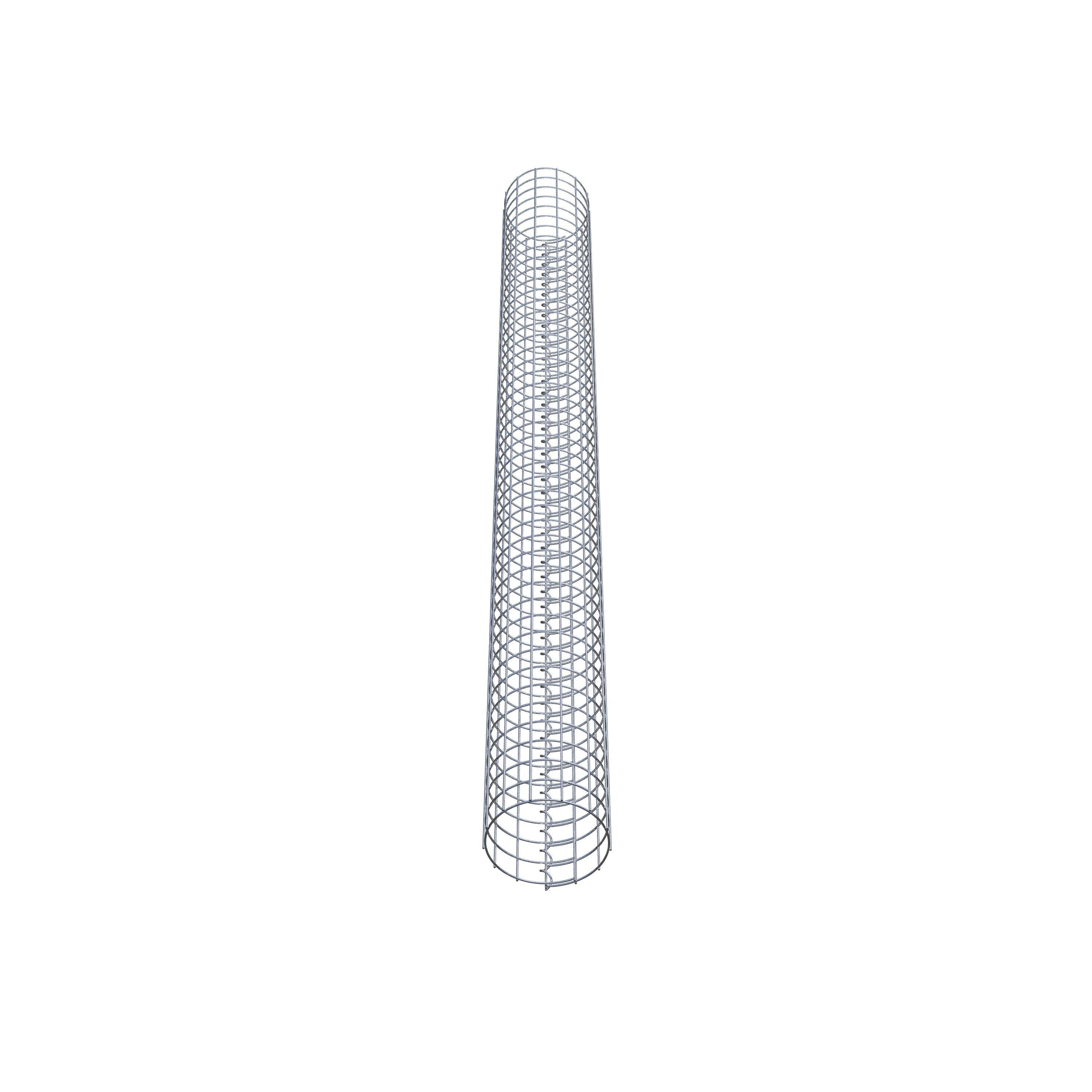 Gabionensäule Durchmesser 22 cm MW 5 x 5 cm rund