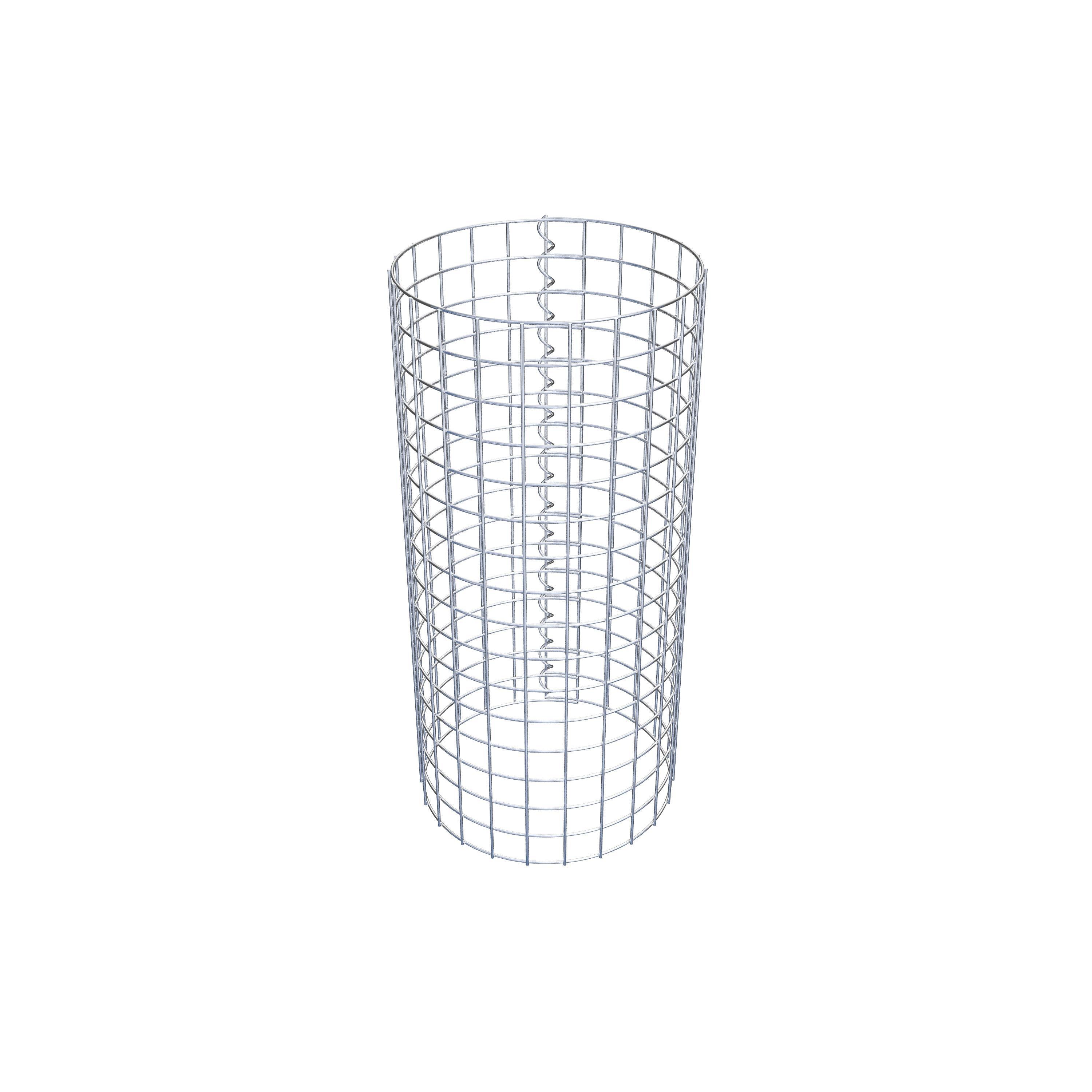 Gabionensäule Durchmesser 37 cm MW 5 x 5 cm rund