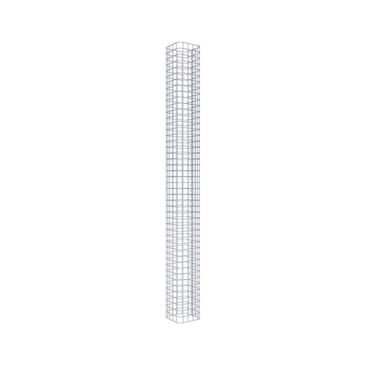 Columna de gaviones 22 x 22 cm MW 5 x 5 cm cuadrado