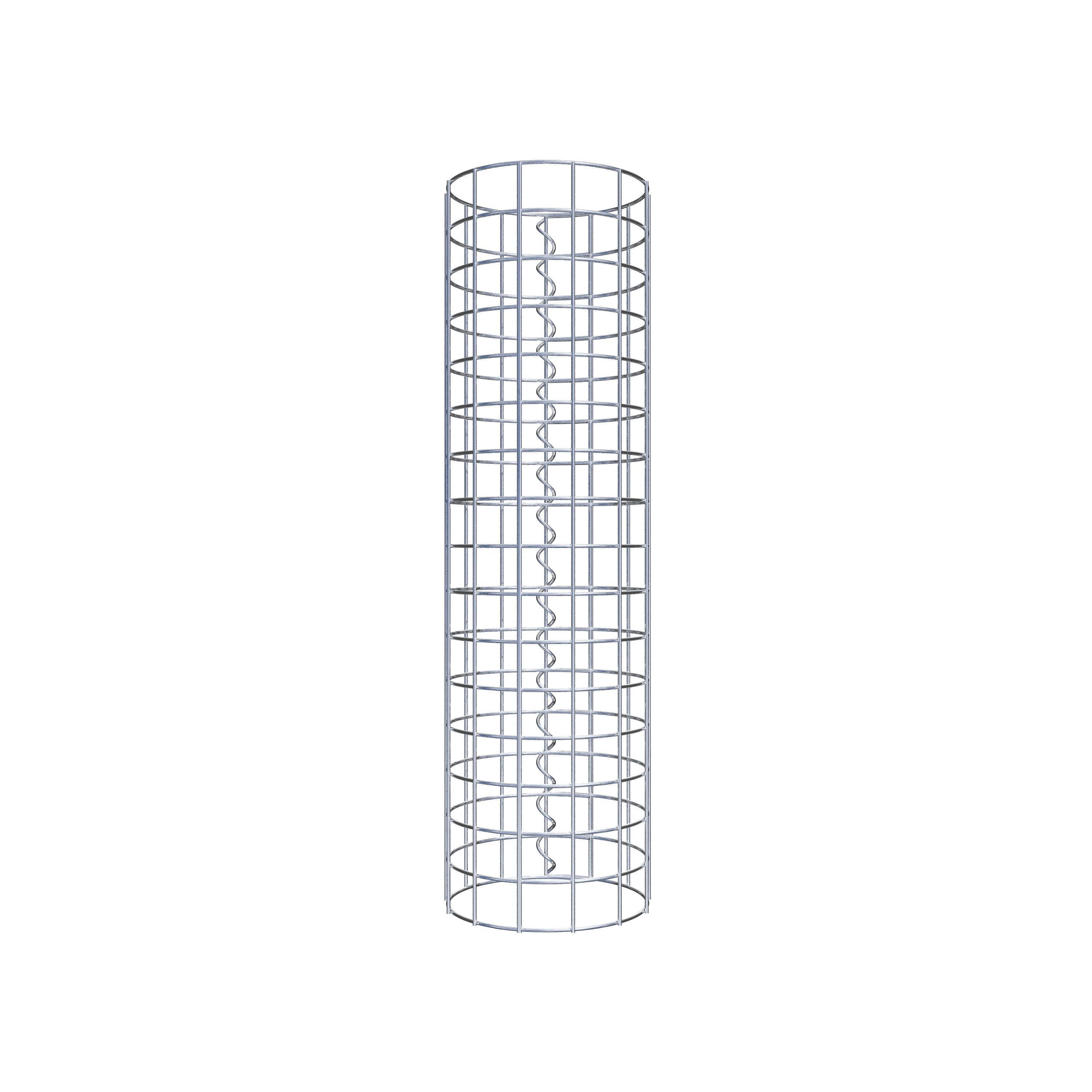 Coluna de gabião diâmetro 22 cm MW 5 x 5 cm redondo