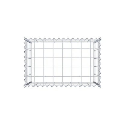 Grown-on gabion type 3 80 cm x 50 cm x 50 cm (L x H x D), mesh size 10 cm x 10 cm, spiral