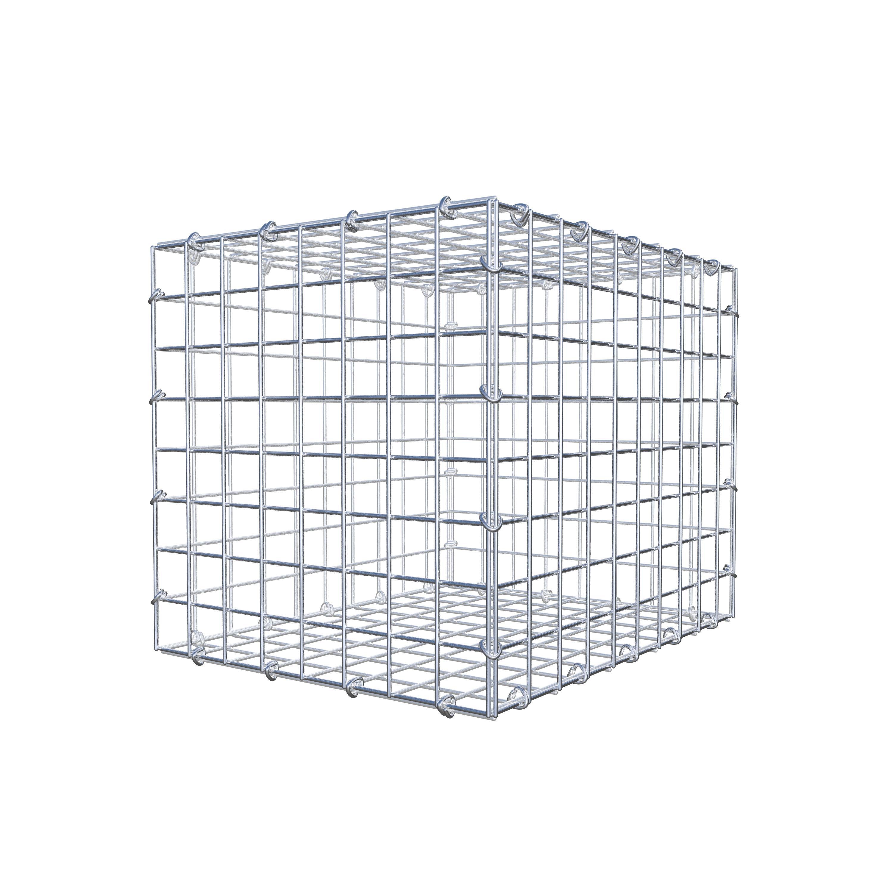 Gabion 50 cm x 40 cm x 40 cm (L x H x D), mesh size 5 cm x 5 cm, C-ring