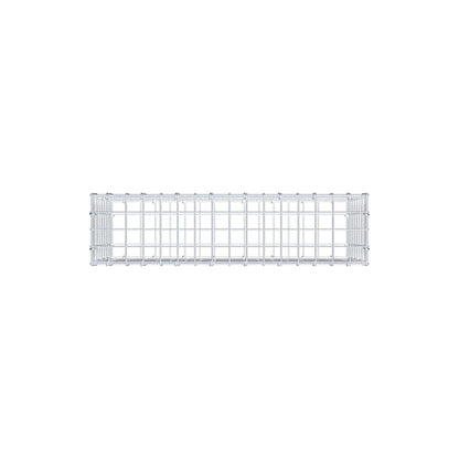 Gabion 80 cm x 40 cm x 20 cm (L x H x D), mesh size 5 cm x 5 cm, C-ring