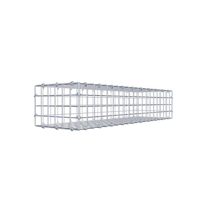 Gabion 100 cm x 20 cm x 30 cm (L x H x D), maskstorlek 5 cm x 5 cm, C-ring