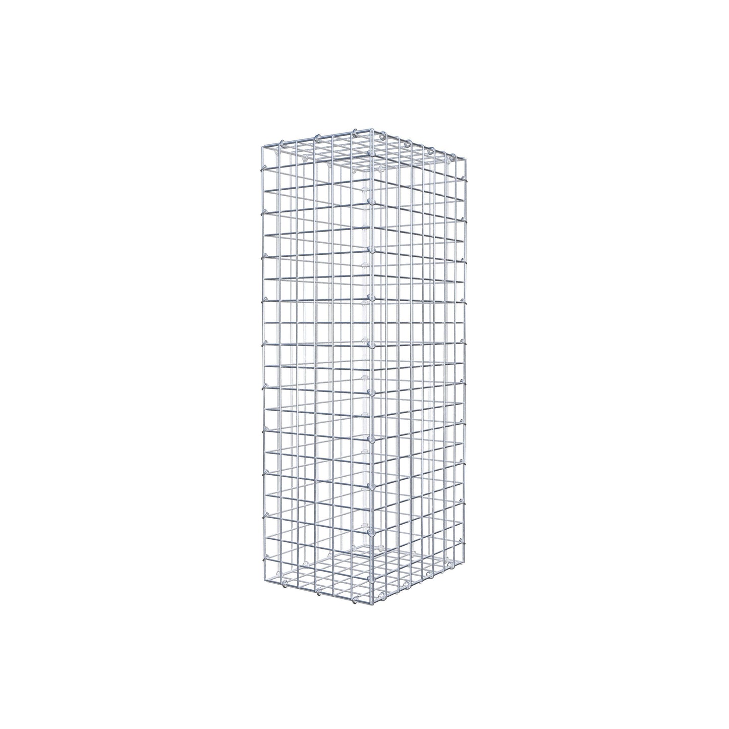 Gabion 100 cm x 40 cm x 30 cm (L x H x P), mailles 5 cm x 5 cm, anneau en C