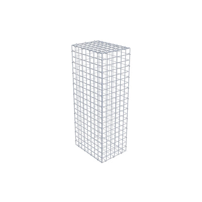 Gabion 100 cm x 40 cm x 30 cm (L x H x P), mailles 5 cm x 5 cm, anneau en C