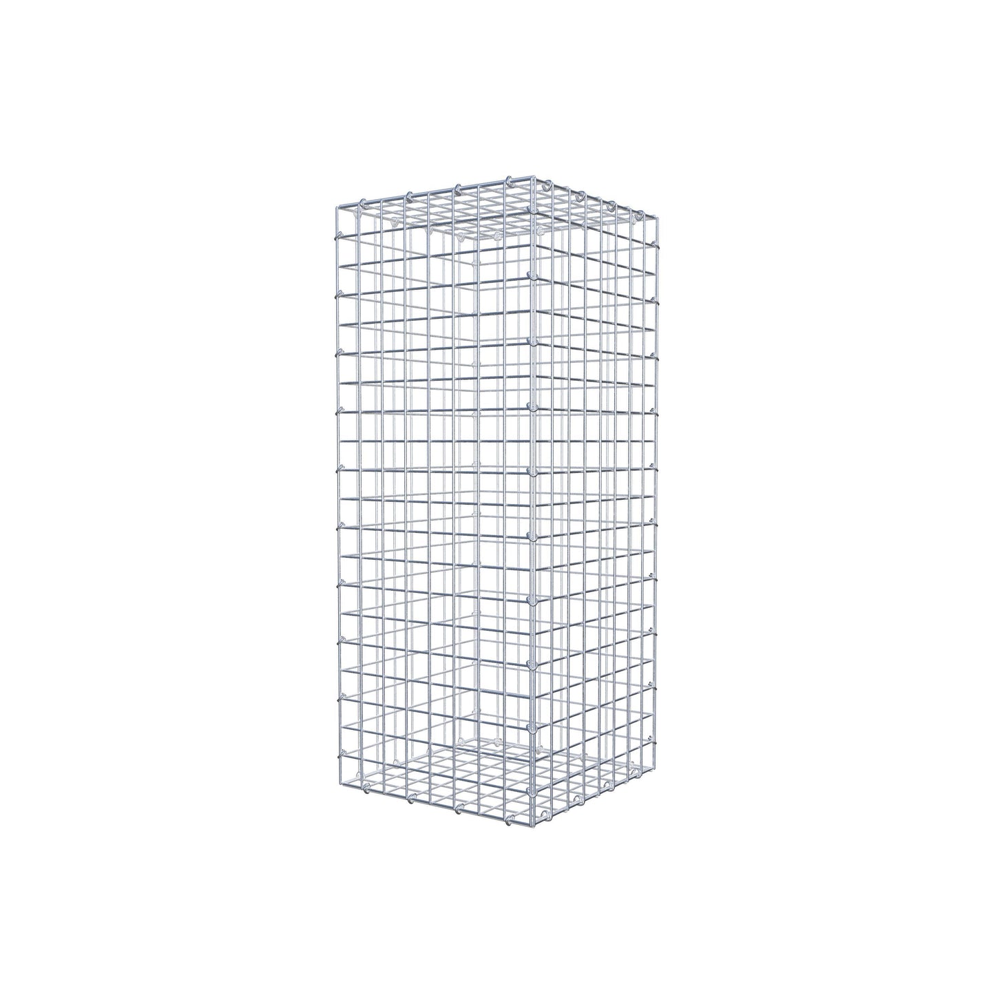 Gabion 100 cm x 40 cm x 40 cm (L x H x D), maskestørrelse 5 cm x 5 cm, C-ring