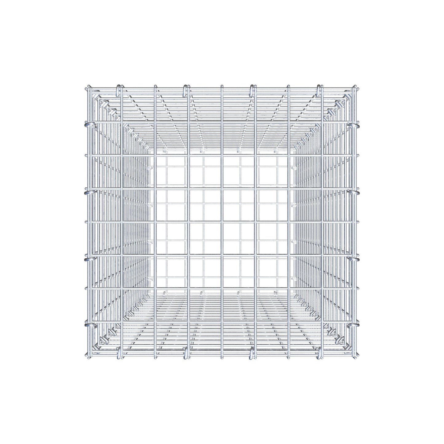 Gabion 100 cm x 40 cm x 40 cm (L x H x D), maskestørrelse 5 cm x 5 cm, C-ring