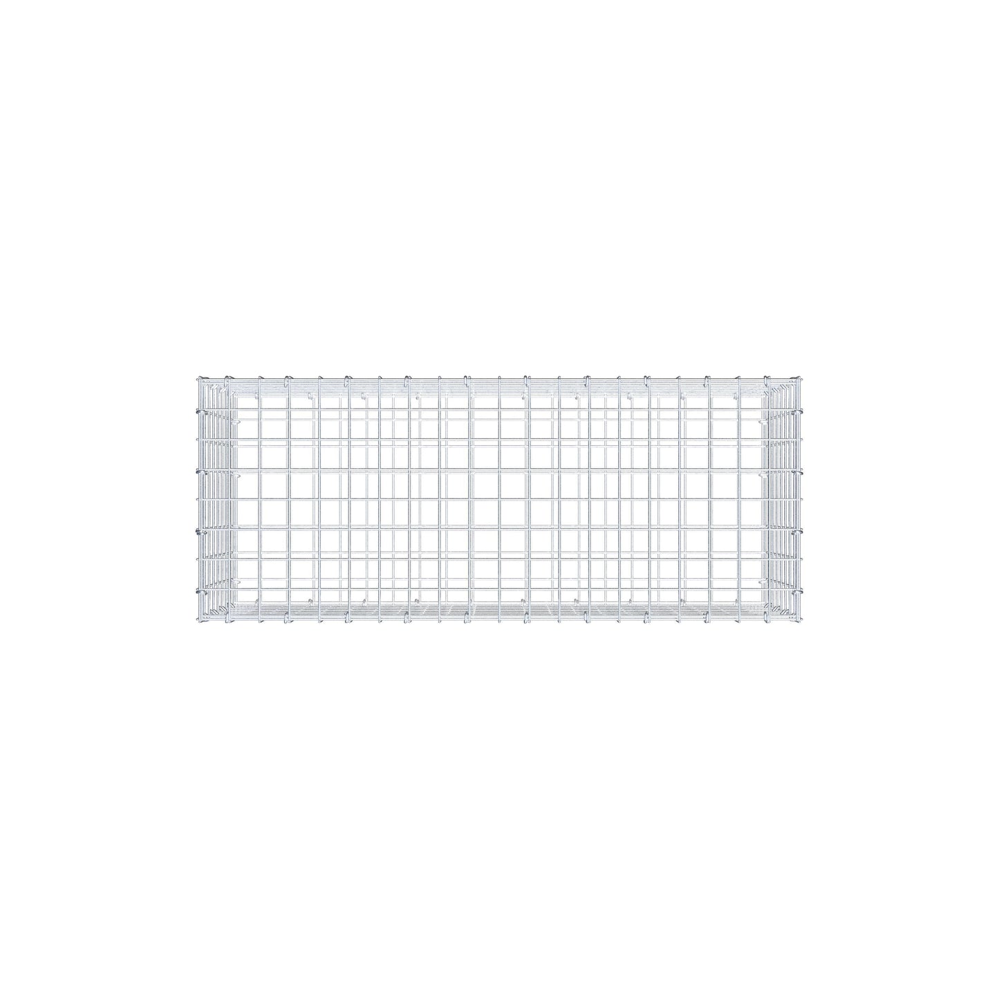 Gabion 100 cm x 40 cm x 40 cm (L x H x D), maskestørrelse 5 cm x 5 cm, C-ring