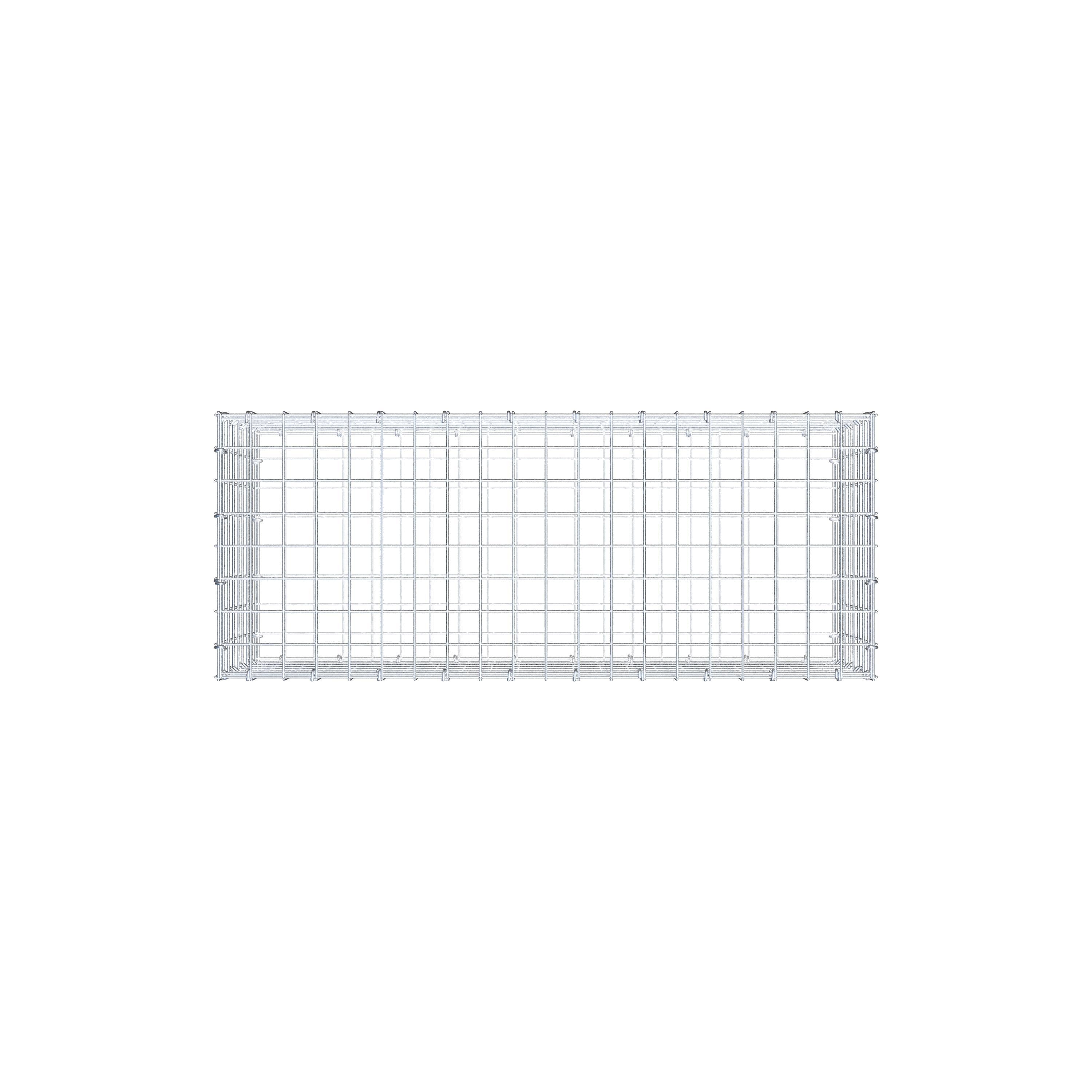 Gabion 100 cm x 40 cm x 40 cm (L x H x D), mesh size 5 cm x 5 cm, C-ring