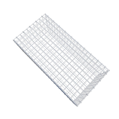 Gabion 100 cm x 40 cm x 50 cm (L x H x P), mailles 5 cm x 5 cm, anneau en C
