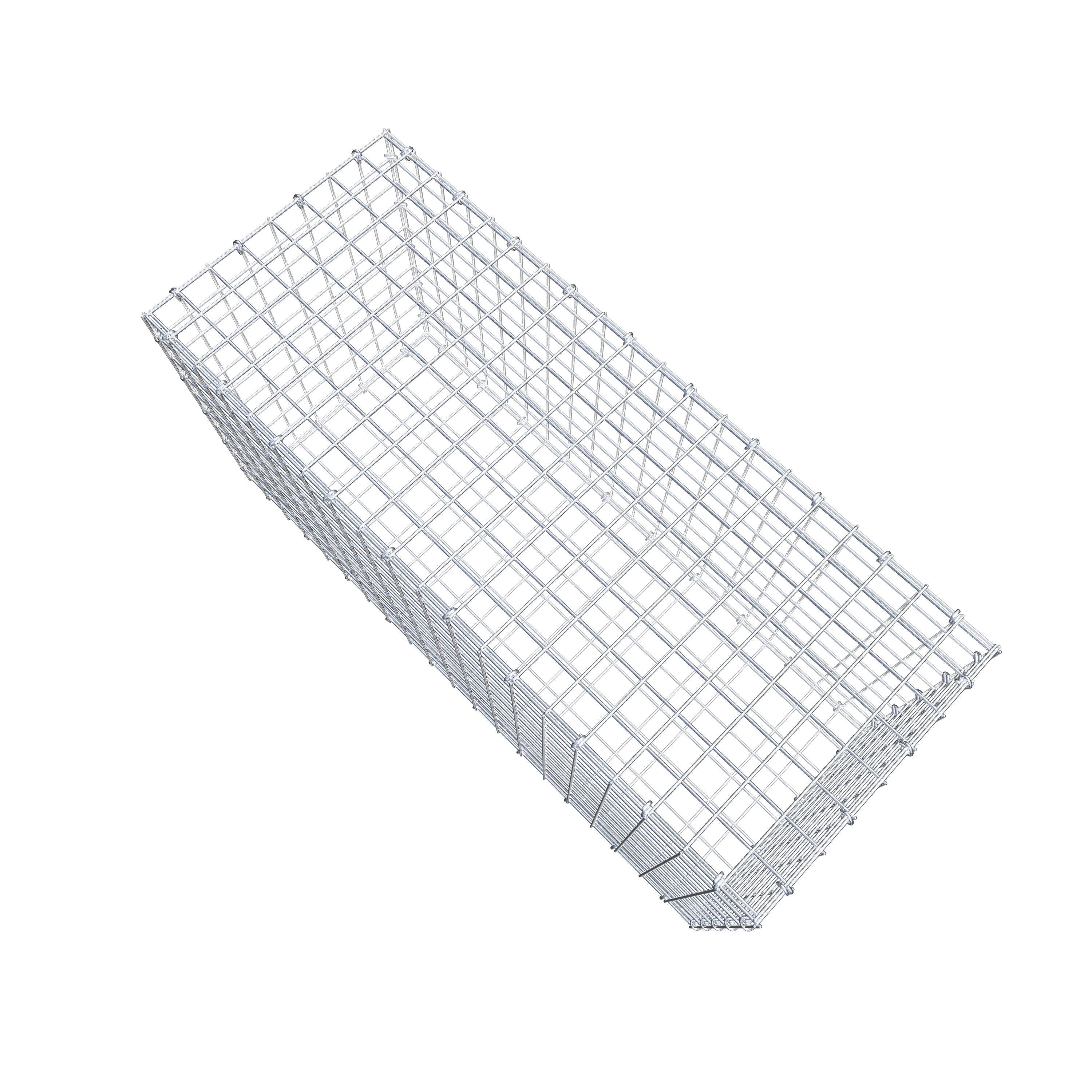 Gabion 100 cm x 50 cm x 40 cm (L x H x D), maskestørrelse 5 cm x 5 cm, C-ring