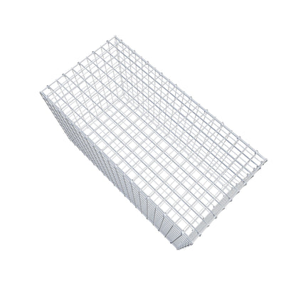 Gabione 100 cm x 60 cm x 50 cm (L x H x T), Maschenweite 5 cm x 5 cm, C-Ring