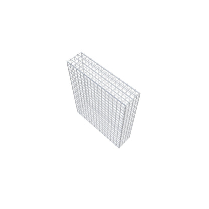 Gabion 100 cm x 80 cm x 20 cm (L x H x P), mailles 5 cm x 5 cm, anneau en C