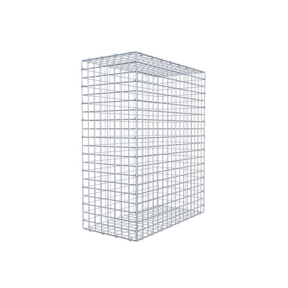 Gabion 100 cm x 80 cm x 40 cm (L x H x P), mailles 5 cm x 5 cm, anneau en C