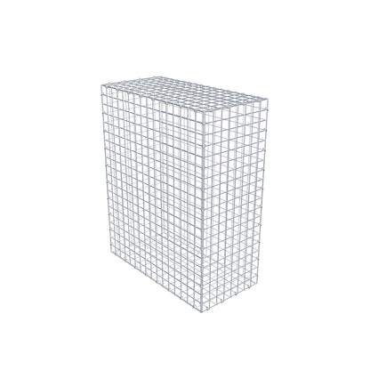 Gabion 100 cm x 80 cm x 40 cm (L x H x P), mailles 5 cm x 5 cm, anneau en C