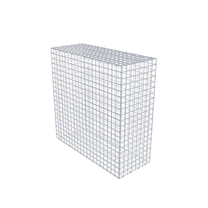 Gabion 100 cm x 100 cm x 40 cm (L x H x D), mesh size 5 cm x 5 cm, C-ring