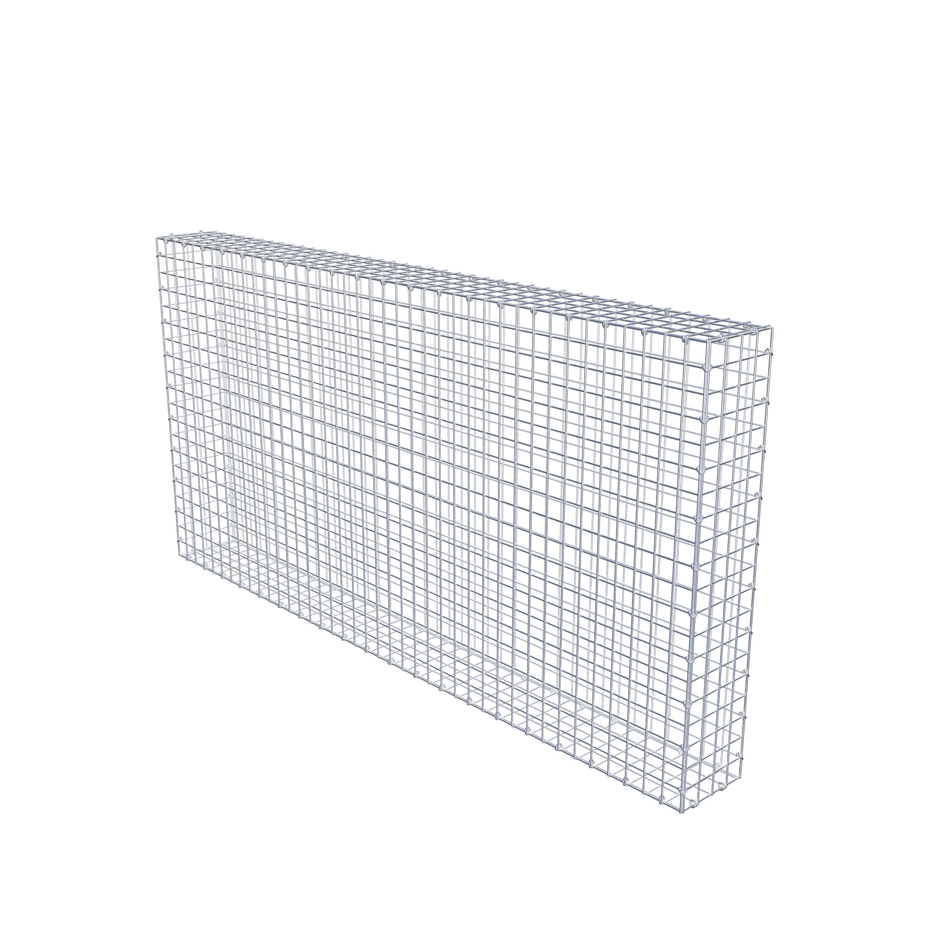 Gabion 200 cm x 100 cm x 20 cm (L x H x D), maskestørrelse 5 cm x 5 cm, C-ring