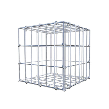 Gabião 30 cm x 30 cm x 30 cm (C x A x P), malhagem 5 cm x 10 cm, anel C