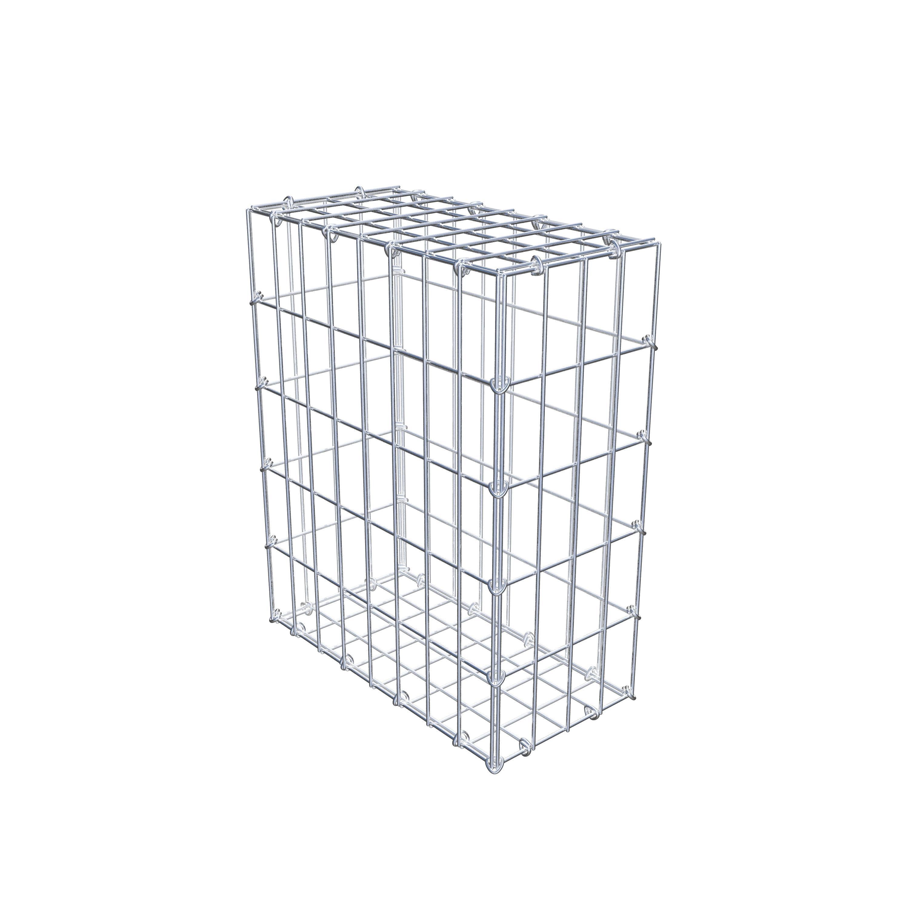 Gabion 50 cm x 40 cm x 20 cm (L x H x D), mesh size 5 cm x 10 cm, C-ring