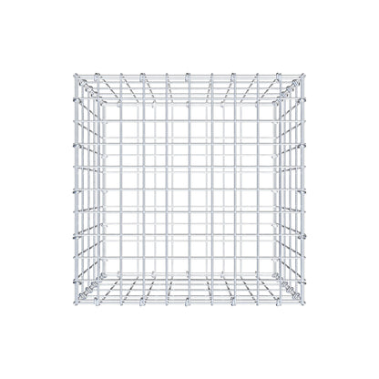 Gabion 50 cm x 50 cm x 50 cm (L x H x D), maskestørrelse 5 cm x 10 cm, C-ring